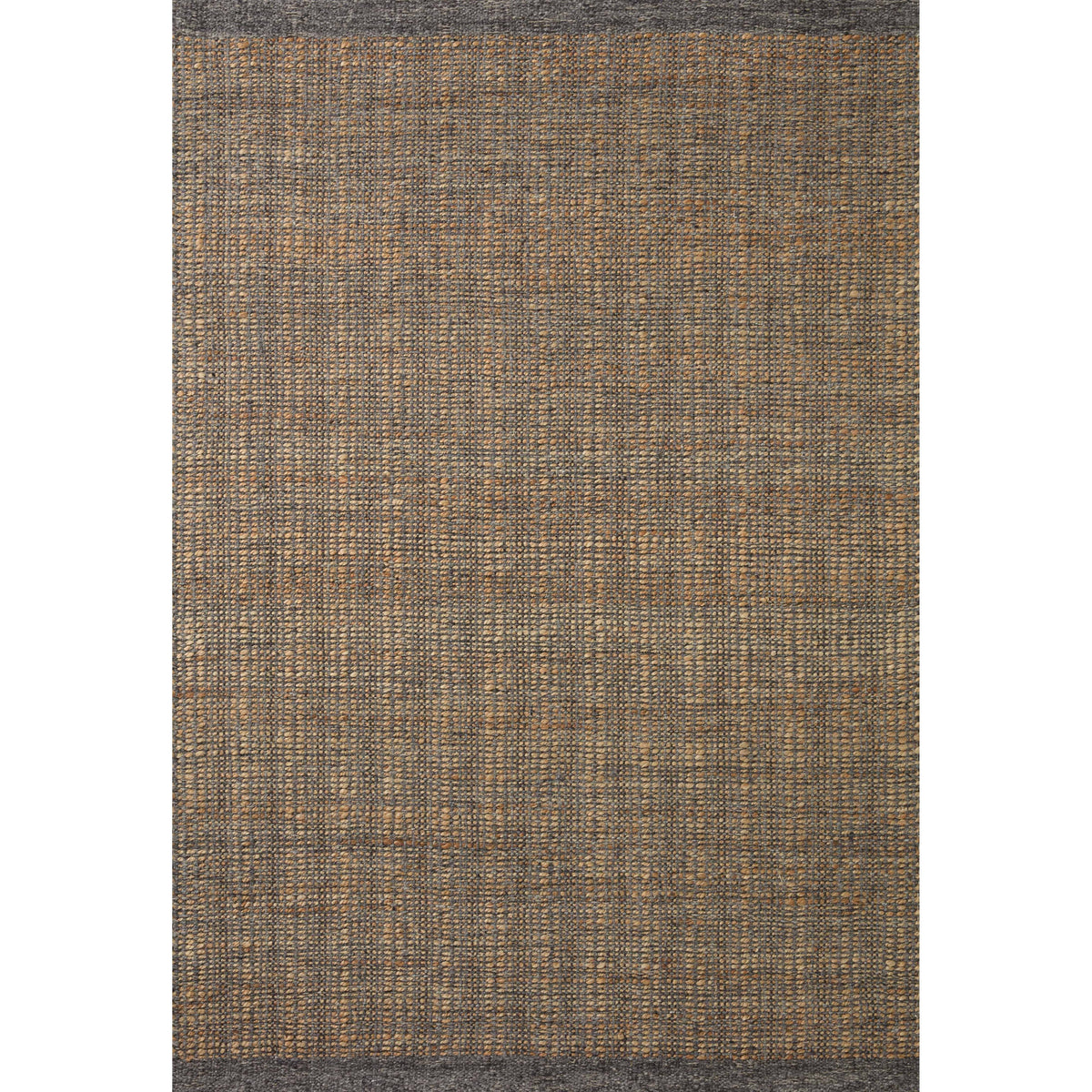 Jean Stoffer x Loloi 2'6" 7'6" Charcoal/Natural Cornwall CRN-01 Runner Area Rug